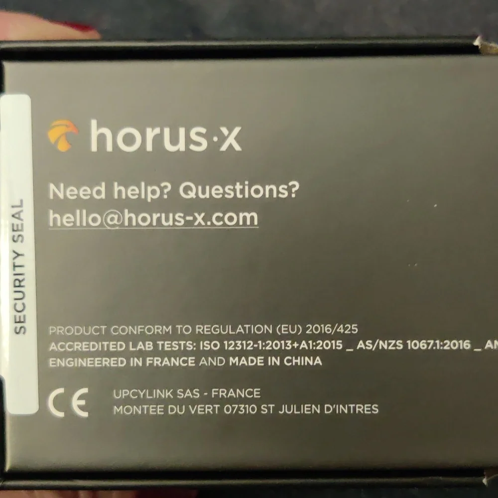 Horus-X One, Blue Lightweight Gaming glasses w/ Amber Lens, UNISEX - Picture 9 of 12